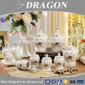 Beautiful home decorative floral ceramic mason jar canisters sets